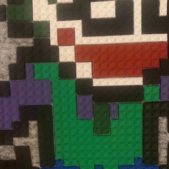 NWOT Mostly Heard Rarely Seen 8-Bit Pixelated Joker “Why So Serious?” T-Shirt​ - Picture 5 of 8